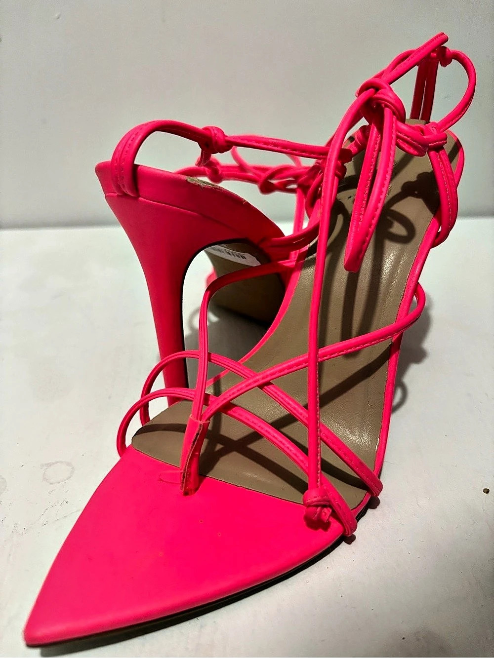 Aldo Lora Pink Strappy Heels US 6.5